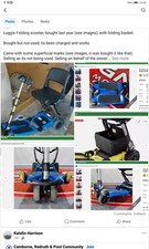 Luggie Folding Scooter,bought