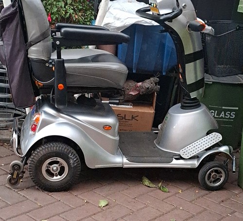 Silver black wheel mobility - silver/black, 4-wheel